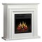 Edendirect 36.17'' 1500W heater, 7 flame brightness, overheat protection, remote control electric fireplace M1804A-WHITE+M1804C - alternate 4